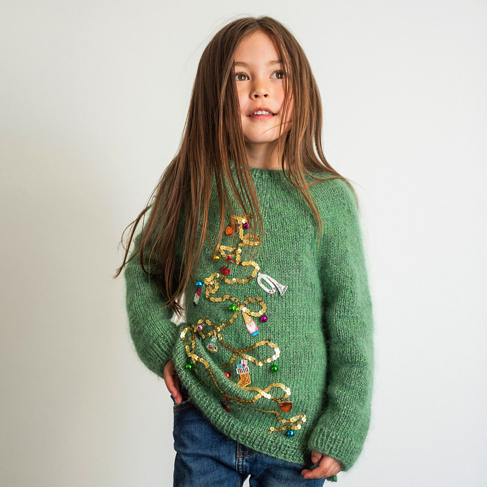 Merino wool christmas jumper sale