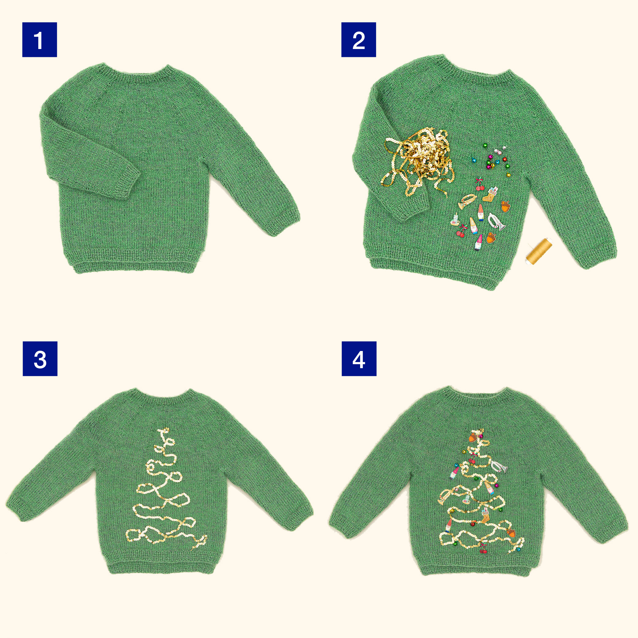 Guide to make your own Christmas jumper